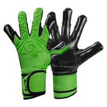 Fire Football Green Water Ghost Elite Sport Halo Football NEO GREEN Goalkeeper No-Finger Gloves Man