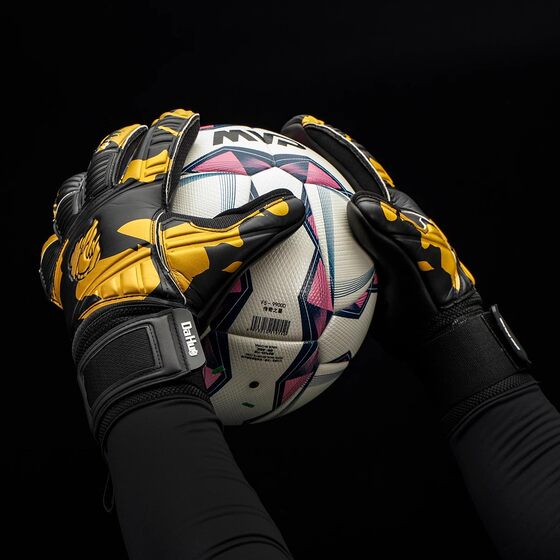 Fire Soccer Candy Goalkeeper Gloves with Finger Guards