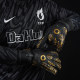 Fire Halo Goalkeeper Black Gold Finger Guard Goalkeeper Gloves