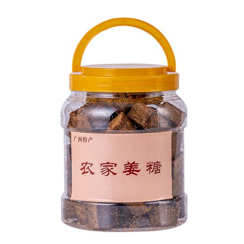 手工农家姜糖块红糖老姜黑糖姜茶姜汤姨妈经期产妇罐装1.2斤2.5斤 - 图3