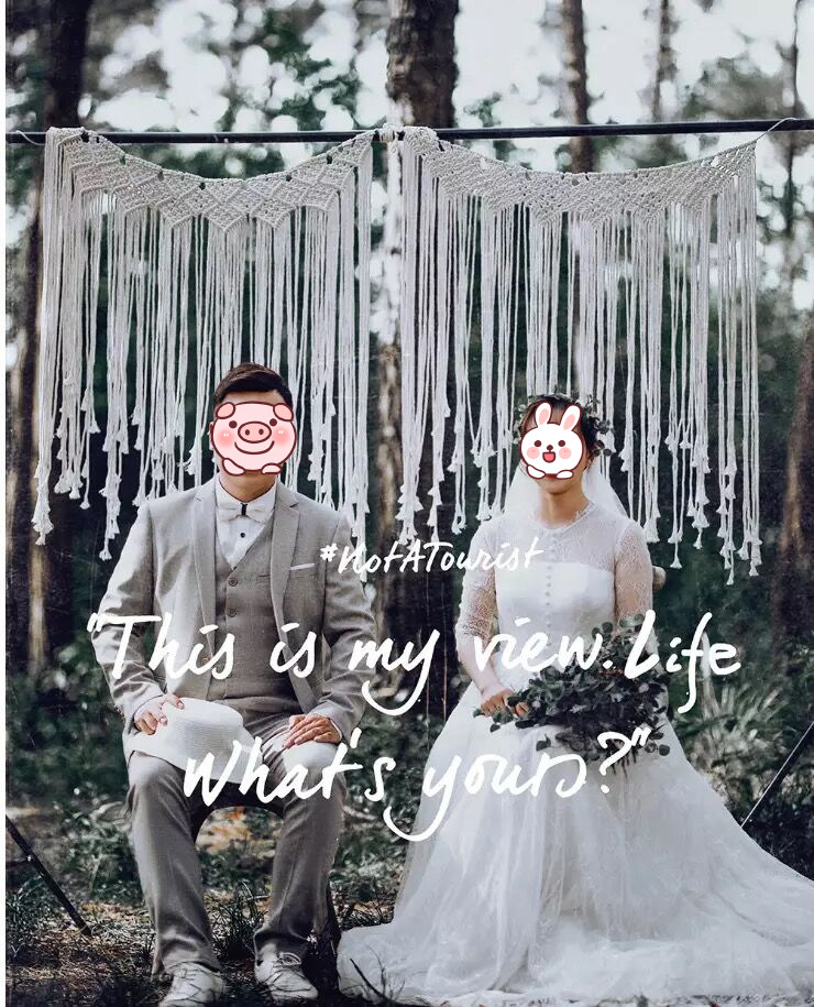 婚纱摄影道具创意街拍旅拍蕾丝纱帘DIY婚礼影楼外景挂饰背景装饰_虎窝淘