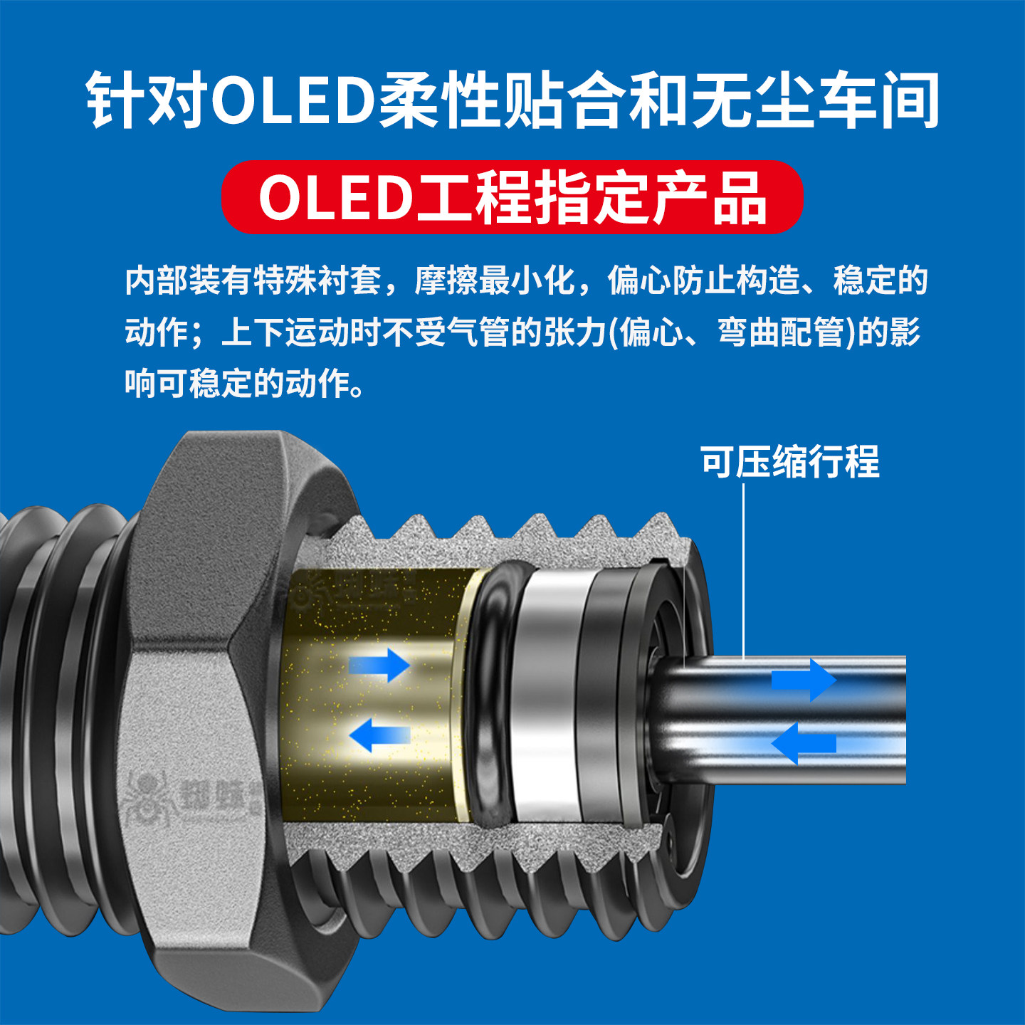 低摩擦内伸缩缓冲金具吸盘杆VP-CLF-10-M10/M14防回转真空吸嘴杆,淘宝优惠券,粉丝福利购,淘宝优惠卷