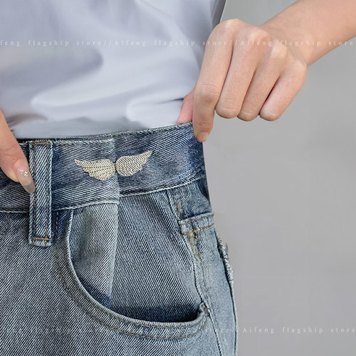 裤腰收紧神器蝴蝶收腰扣平底不硌肉裤腰收紧腰大改小可调节收缩扣 - 图3