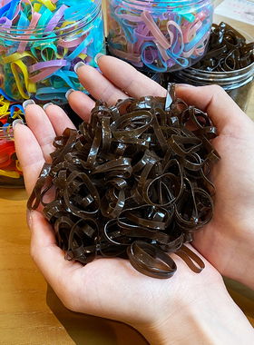 加厚彩色一次性发绳扎头发