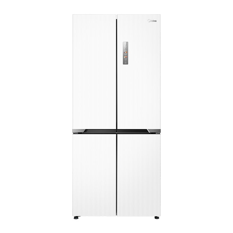 美的535冰箱60cm超薄底部散热零嵌入式家用M60双系统十字对开四门 - 图0