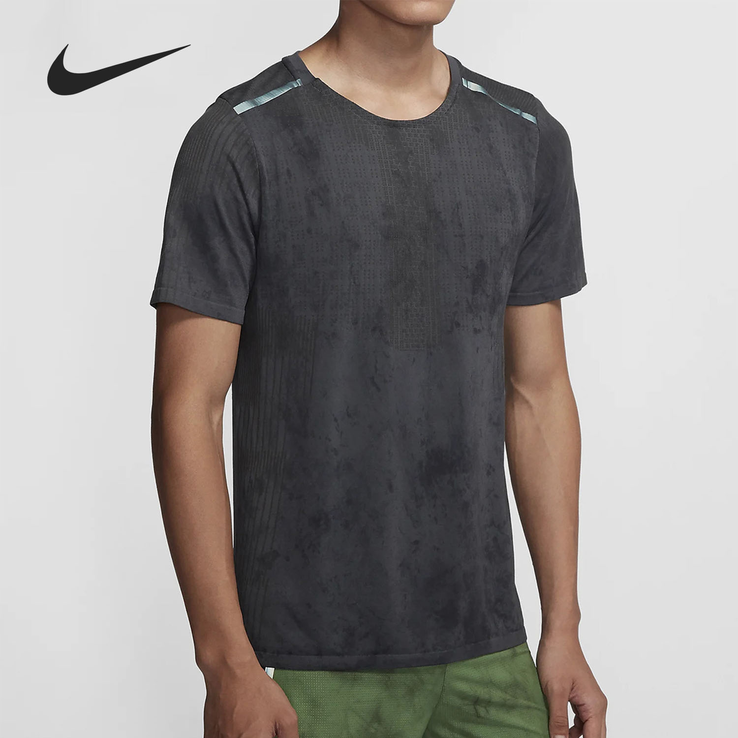 Nike/耐克正品19新款男子休闲透气短袖运动跑步上衣T恤BV5624-012-图0