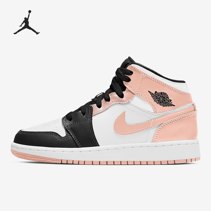 Nike/耐克正品Jordan 1 AJ1女子GS大童高帮篮球鞋554725-133-图0