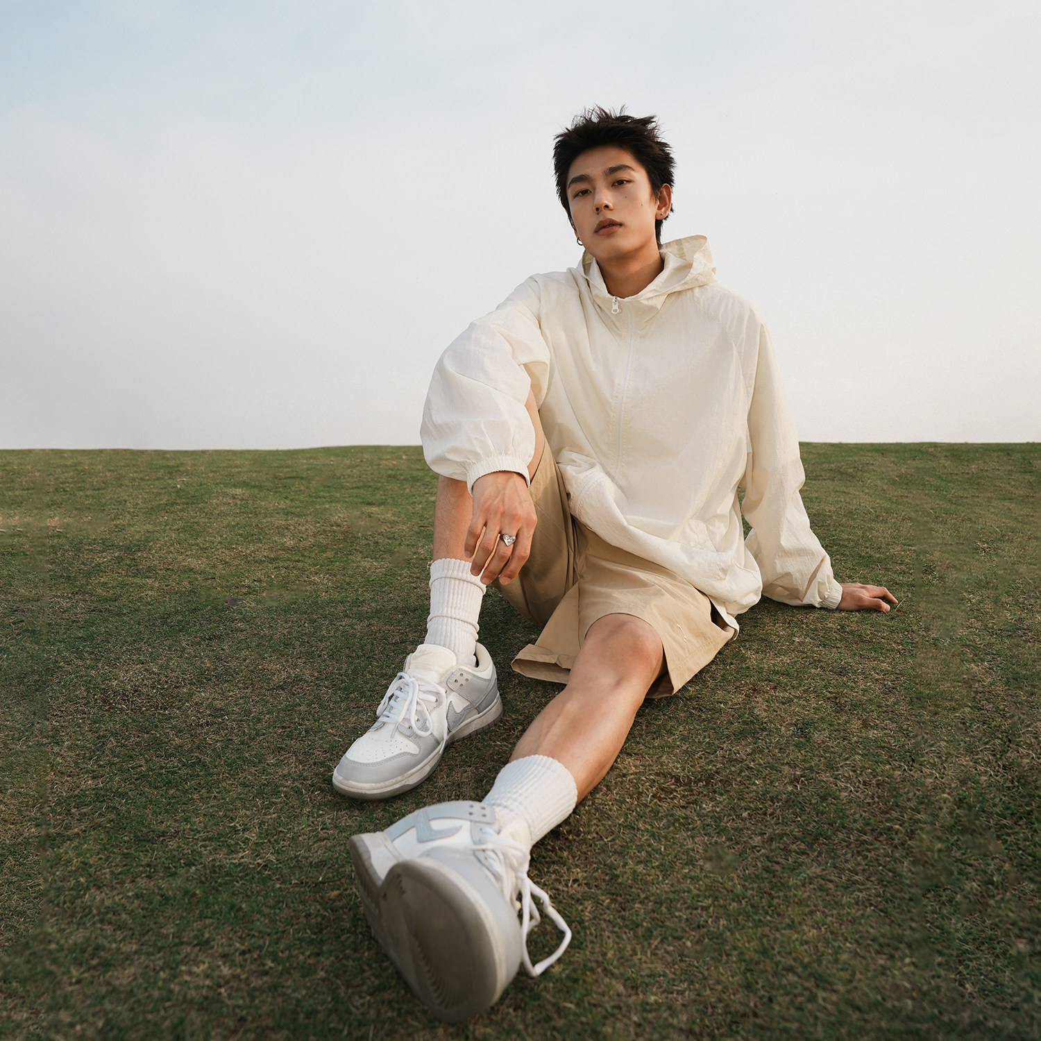 GOGOSOON夏季新款UPF50+防晒服60g男生连帽户外登山百搭宽松外套Q,淘宝优惠券,粉丝福利购,淘宝优惠卷