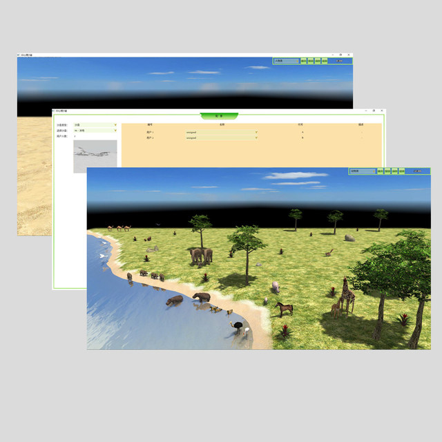 Psychological consultation room 3D electronic digital psychological sand table