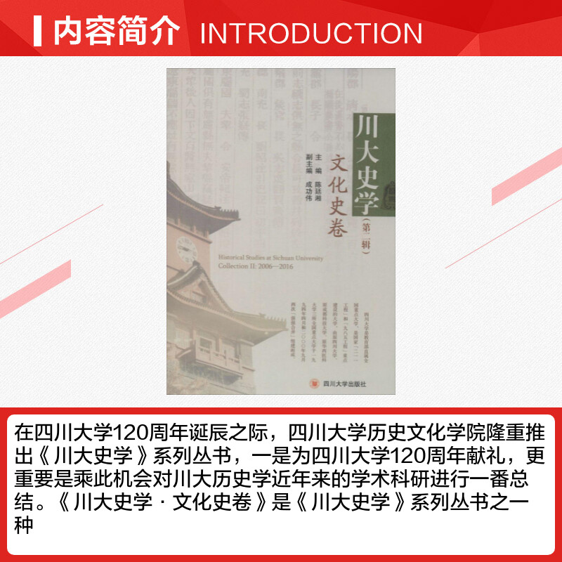 川大史学陈廷湘主编四川大学出版社文化史卷.第2辑正版书籍新华书店旗舰店文轩官网-图1