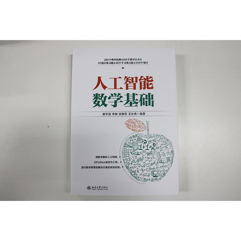 人工智能数学基础 唐宇迪等著 深度学习人工智能入门数学基础知识教程书籍 程序员的数学 高等数学基础 北京大学出版社 正版书籍