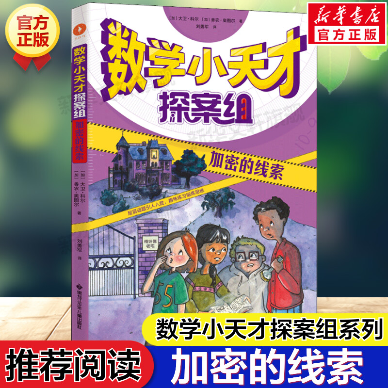 数学小天才探案组全6册 黄金时间的盗贼 百班千人三年级书目 大卫科尔著小学生趣味逻辑推理思维训练解谜题基础知识儿童文学故事书 - 图3