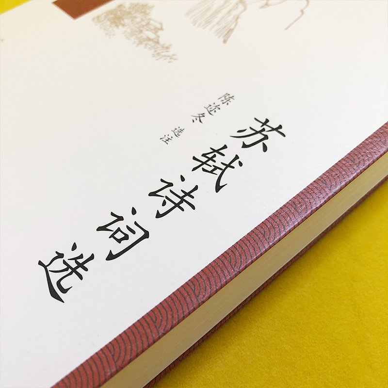 苏轼诗词选 陈迩冬 选注 唐诗宋词元曲正版古诗词大全文集鉴赏文学书籍 新华书店旗舰店文轩官网 人民文学出版社 - 图0