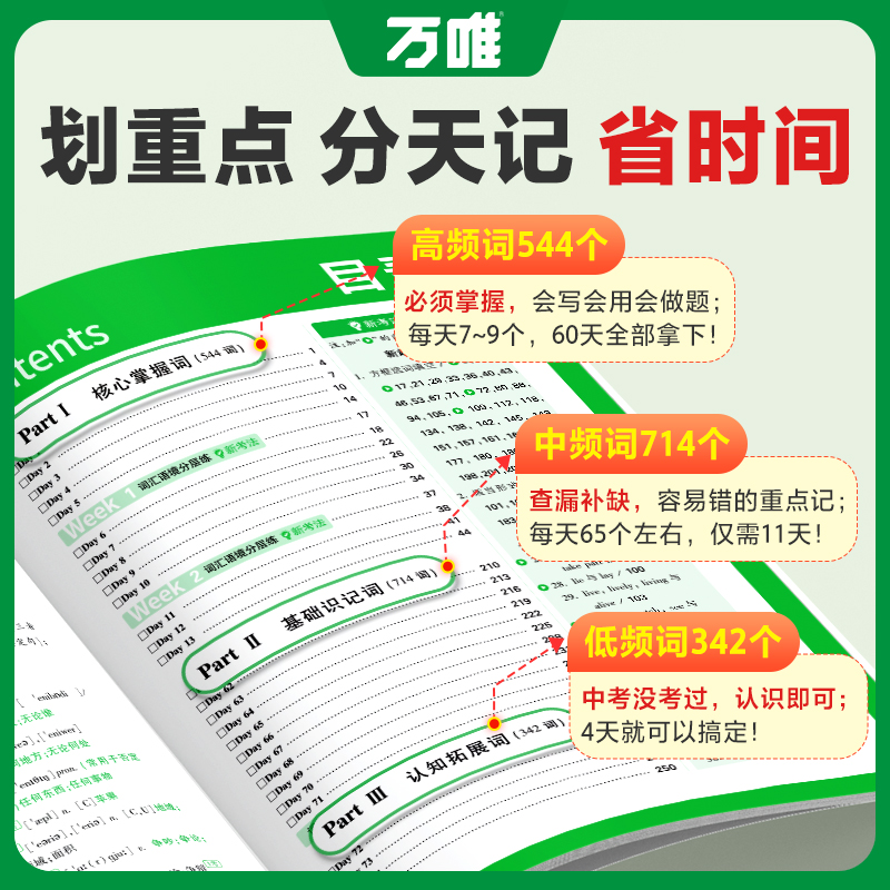 2025新版万唯中考英语词汇初中单词大全教材辅导音序 初一初二初三词汇语法完形阅读练习 七八九年级必背知识清单复习资料书手册