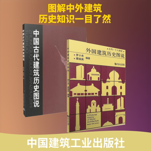 外国建筑历史图说+中国古代建筑历史图说 罗小未候幼彬 中外建筑史图说 共2册 建筑学文化专业书入门自学土木工程设计建筑材料书籍 - 图3
