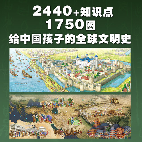 【新华文轩】藏在地图里的中国历史世界历史书 科普百科儿童书籍8-10-12岁少年阅读课外名绘本读物 儿童历史科普百科书 - 图2
