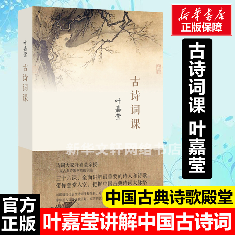 【单本/套装任选】叶嘉莹系列作品集 古诗词课 唐宋词十七讲 人间词话七讲 小词大雅 叶嘉莹论苏轼词迦陵谈诗好诗共欣赏诗词书籍