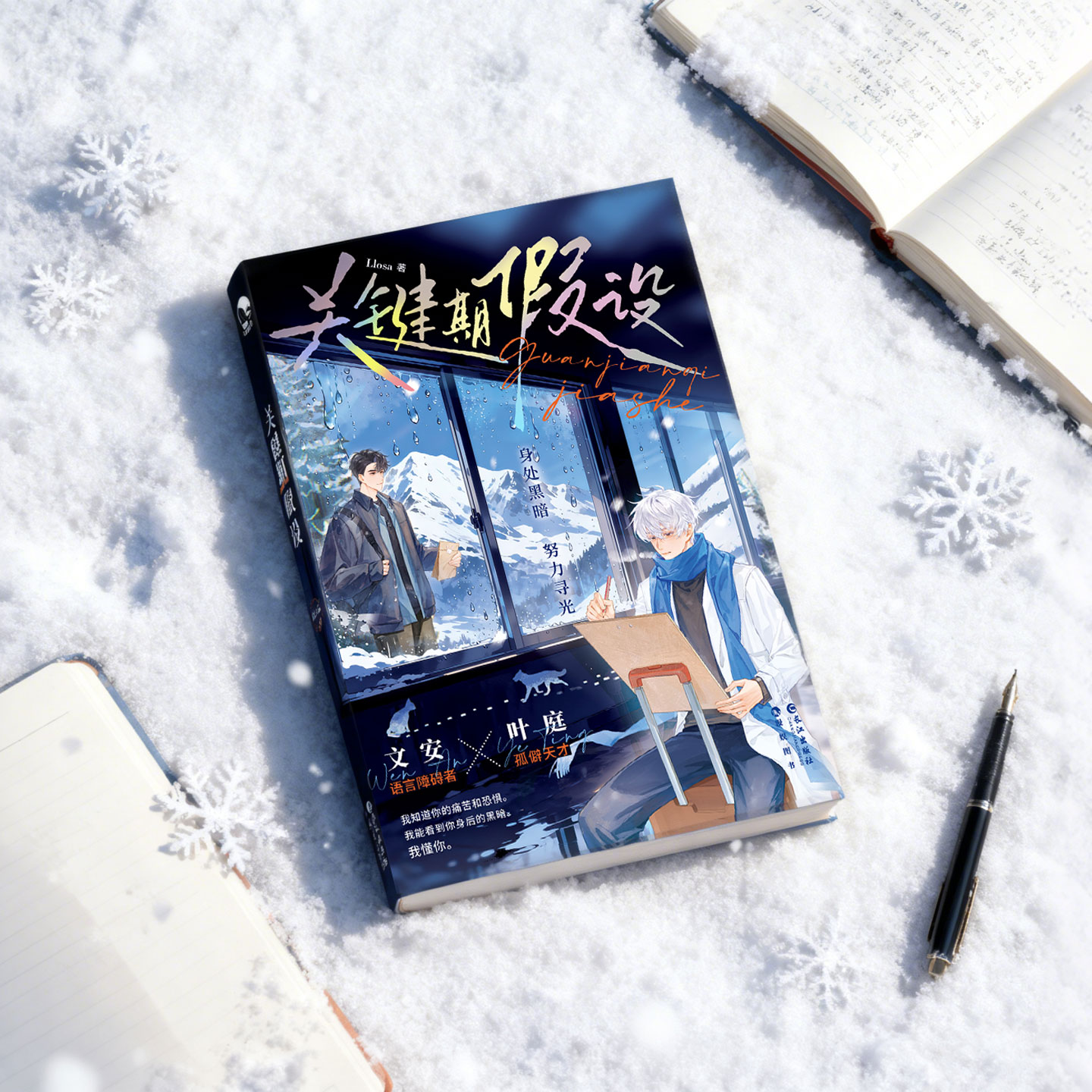 【特签/亲签/普遍任选】关键期假设 Llosa著【赠绘本明信片邮票书卡】孤僻天才温柔黑客叶庭×语言障碍绘本画家文安 竹马救赎甜饼 - 图3