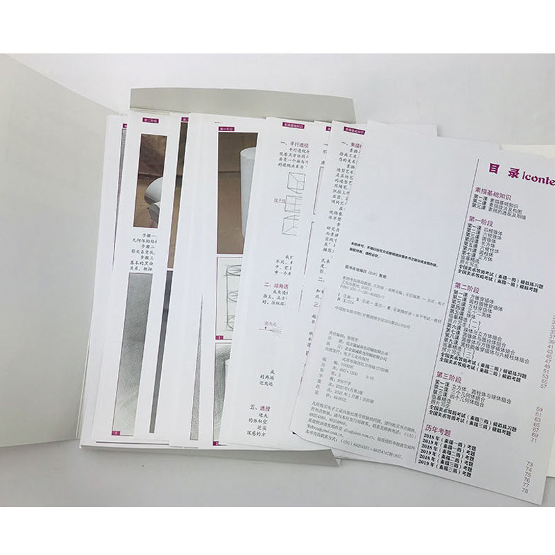 素描考级基础教程 静物几何体石膏头像1-10级3本套装 文轩网旗舰店 画画入门自学零基础中小学生美术考级教材入门教程书 素描书籍