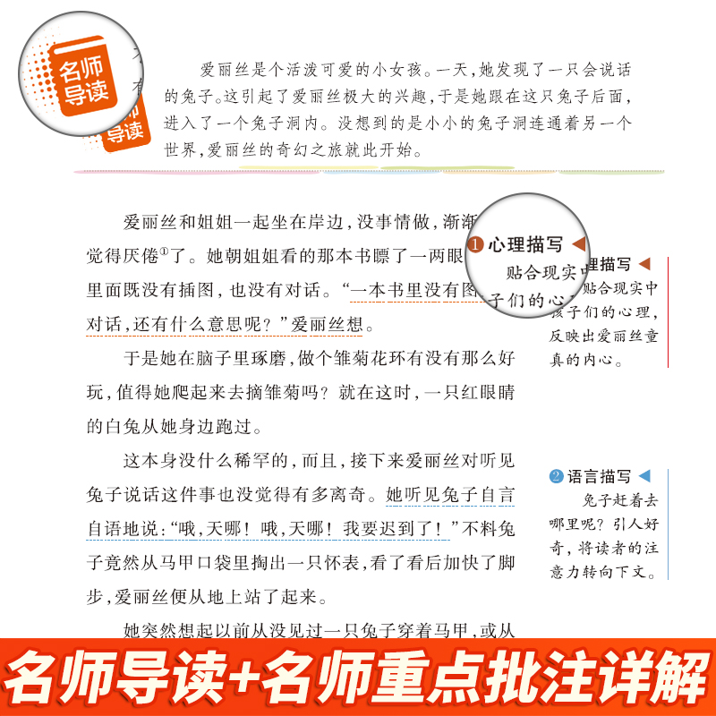 快乐读书吧六年级下册全套4册 儿童完整版爱丽丝漫游奇境鲁滨逊漂流记汤姆索亚历险记尼尔斯骑鹅旅行记人教必小学生六年级课外阅读