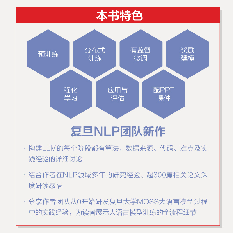 大规模语言模型 从理论到实践 正版书籍 扩展应用评估方法 大语言模型数据构建 预训练有监督微调奖励建模强化学习 电子工业出版社 - 图3