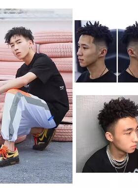 barbershop非洲脏辫黑人烫发造型海绵嘻哈爆炸头打理造型海绵工具