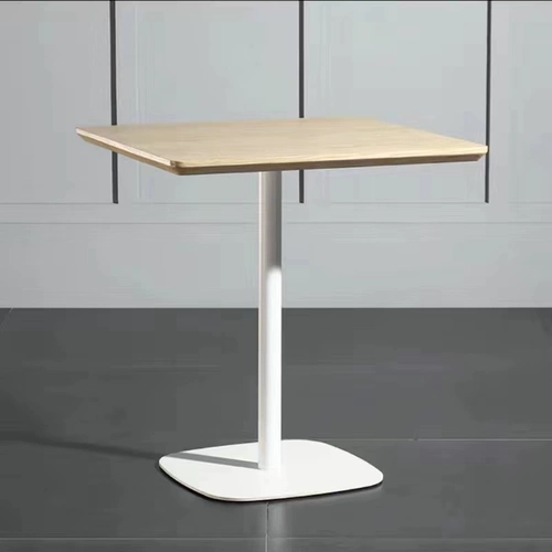 Скандинавский повседневный маленький квадратный столик из цельного дерева в Интернете, знаменитости, современный простой коммерческий стол для переговоров, кофейня, магазин чая с молоком, комбинация домашнего стола