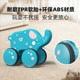 Mingta children's pull rope toy baby pull rope small trailer towing baby stroller birthday gift