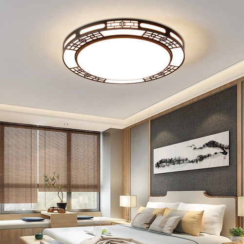 LED吸顶灯圆形客厅灯简约现代大气新中式卧室灯餐厅阳台过道灯具 - 图2