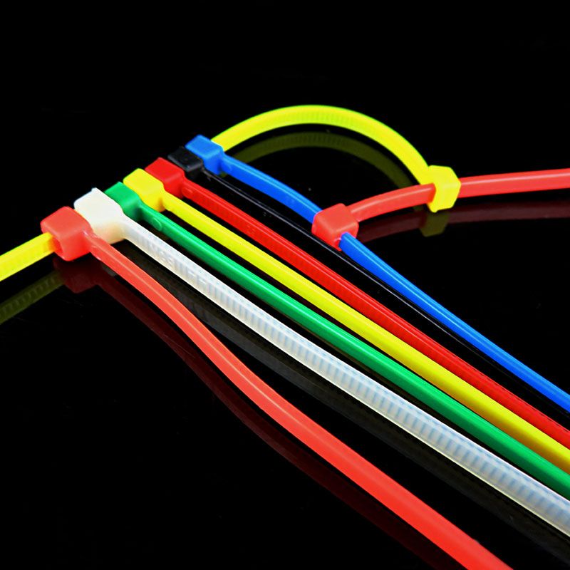 彩色扎带 5*200mm国标环保尼龙扎带 束线带线扣 红绿黄蓝黑白扎带 - 图2