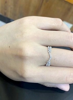 原创纯银生日新年军恋戒指