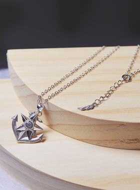 情人节生日新年礼物船锚项链现货