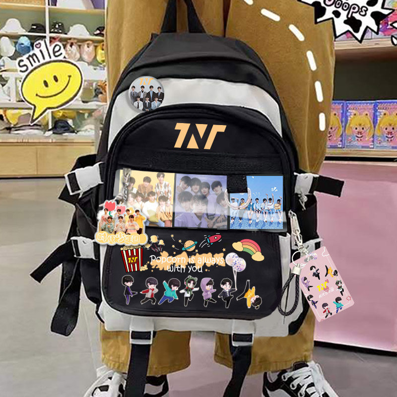 tnt时代少年团应援周边学生双肩包 米芙卡双肩背包