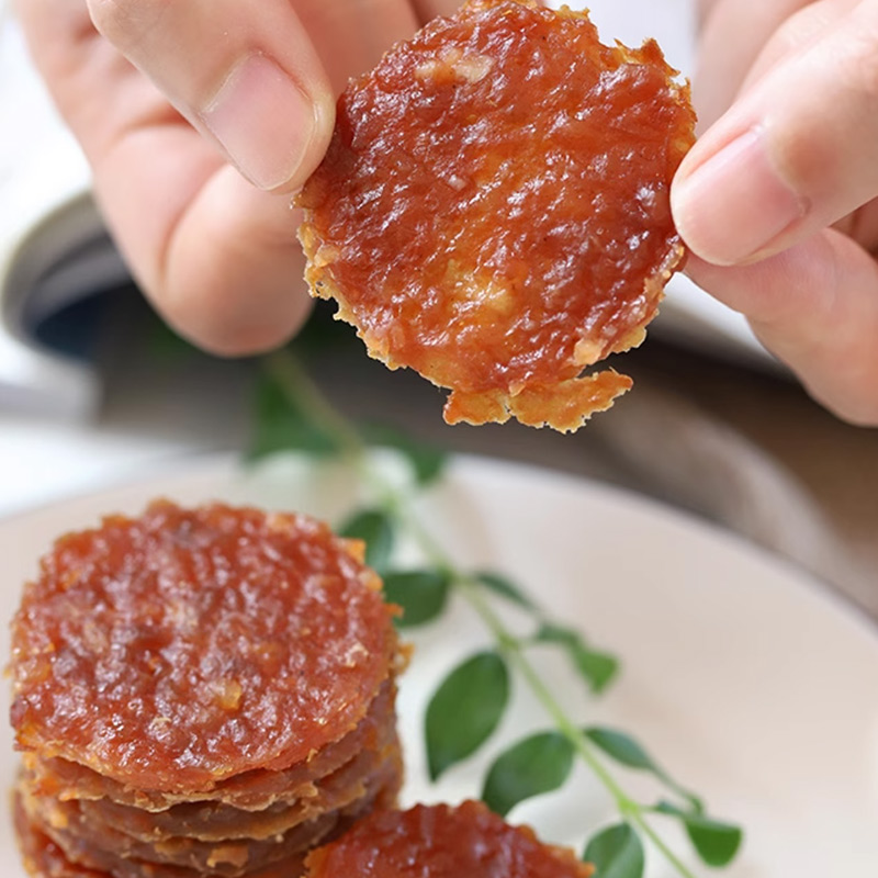 太丰食品猪肉脯川香酥脆片蜜汁猪肉干肉类肉糜铺单独袋装休闲零食 - 图3