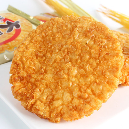 旺旺大米饼实惠袋装大礼包膨化食品宿舍童年怀旧儿童小零食雪米饼 - 图1