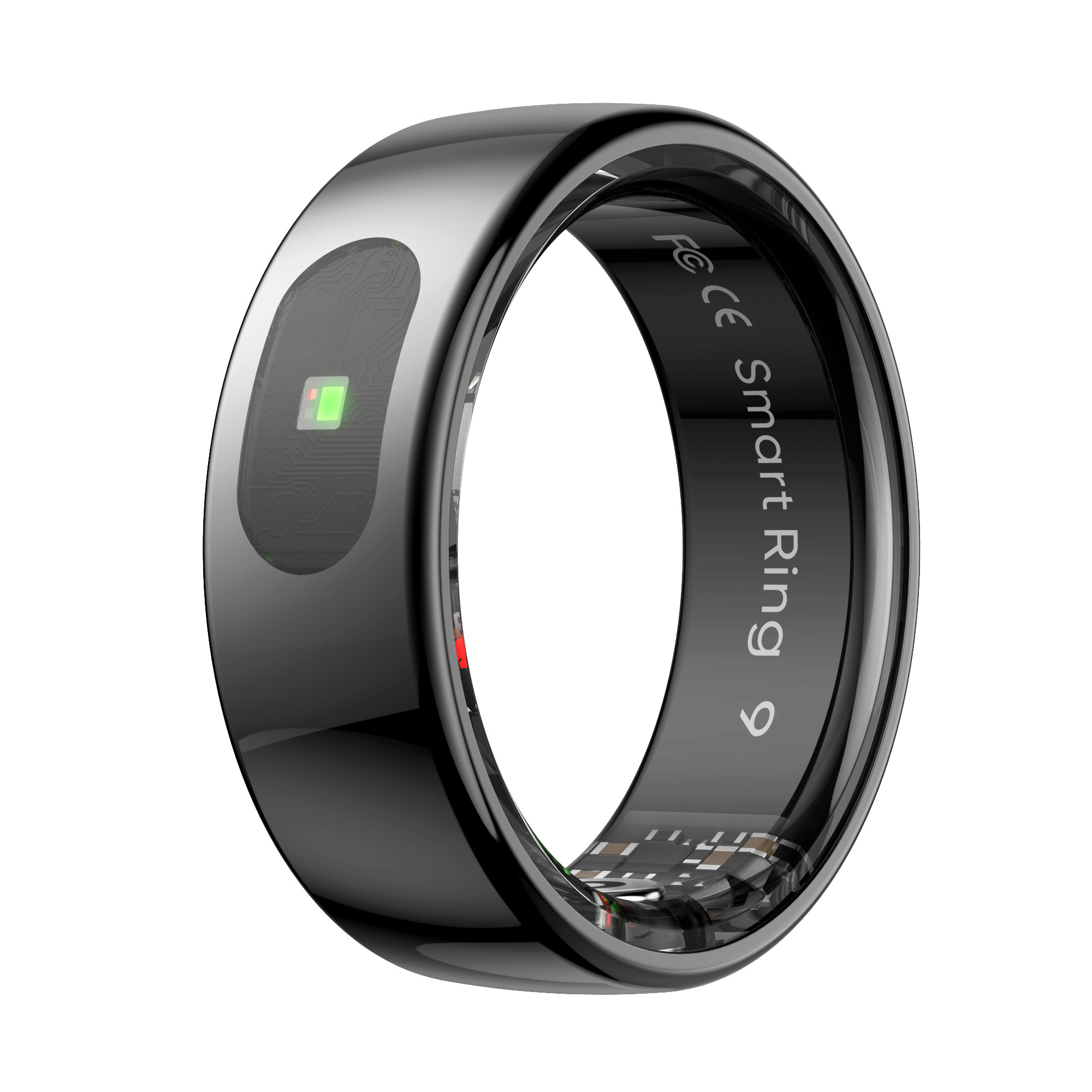 Touch smart ring heart rate blood oxygen brush short video