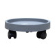 Thickened flower pot base with wheeled water tray