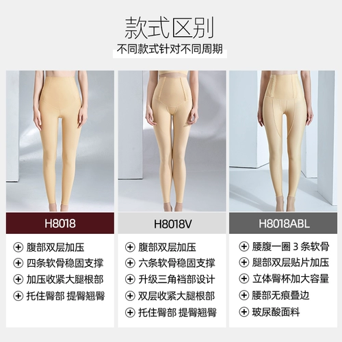 怀美 Послеоперационные штаны, ростомер, утягивающий пояс на талию на все тело, белье для коррекции формы бедер, после липосакции, высокая талия