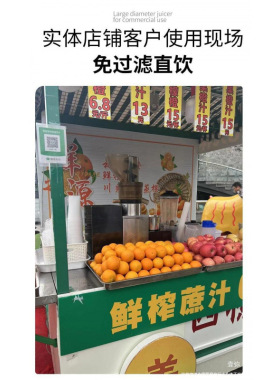 电动榨汁机商用渣汁分离大型鲜榨