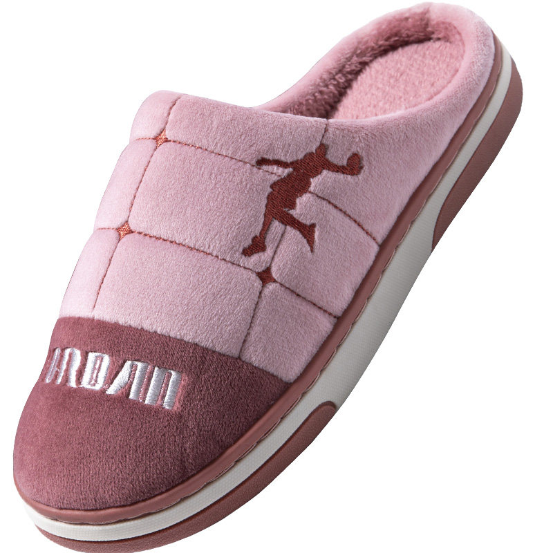 男士棉拖鞋秋冬季新款加绒情侣居家防滑厚底室内家用保暖棉拖鞋女