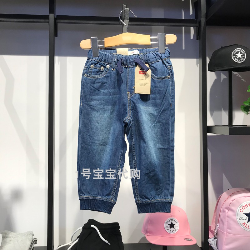 特价李维斯Levi's童装夏款男女童牛仔七分中裤子潮LV2022054PS-图1