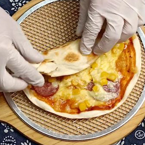 6-10英寸意式超薄披萨饼皮批萨饼胚烘焙半成品pizza薄脆加热即食 - 图1
