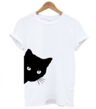 Футболка с коротким рукавом с круглым воротником, Aliexpress, европейский стиль, 2018, принт, облегающий крой