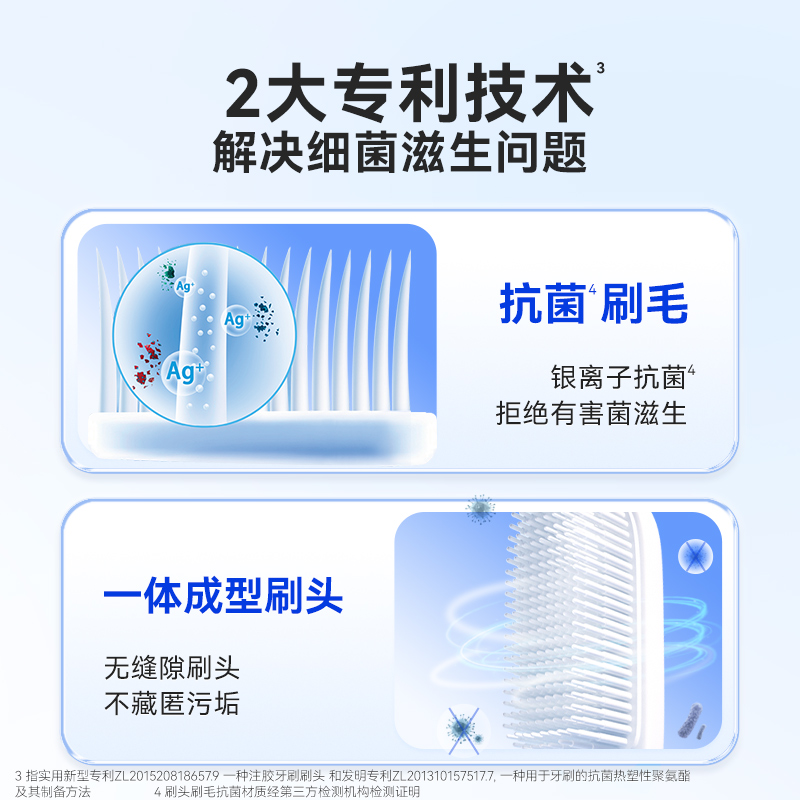 纳美纳米软毛成人清洁家用家庭牙刷 纳美牙刷/口腔清洁工具