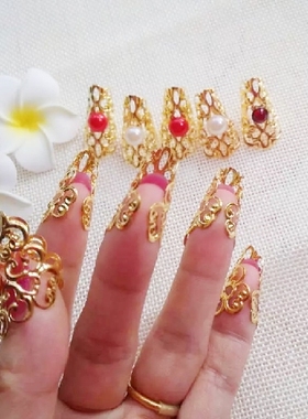 清宫青丘狐传说短款指甲套包邮