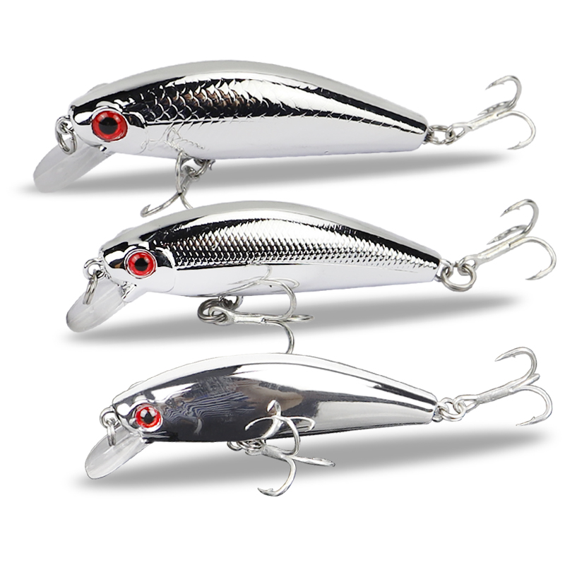 镜面银缓沉小米诺路亚饵套装淡水海钓通杀燕鲅鱼翘嘴鲈鱼罗非拟饵 - 图3