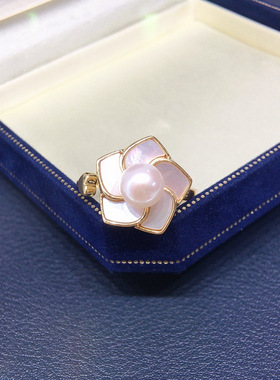 海贝风车天然淡水珍珠吊坠套装