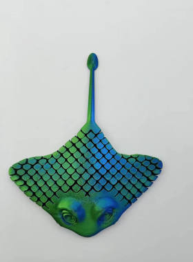 3d打印魔鬼鱼解压玩具减压