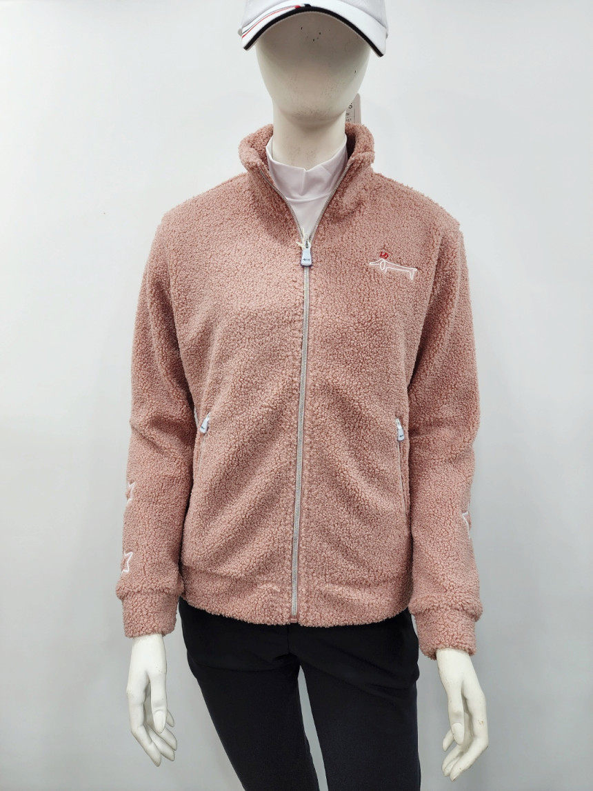 韩国高尔夫女装秋冬外套羊羔绒保暖防风夹克golf运动户外毛绒衣服,淘宝优惠券,粉丝福利购,淘宝优惠卷