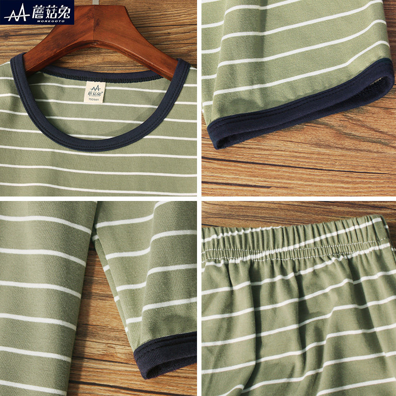 胖童装男童家居服加肥加大夏装胖男童短袖套装夏季空调服大码睡衣,淘宝优惠券,粉丝福利购,淘宝优惠卷